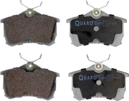 QUARO QP6972 - Тормозные колодки, дисковые, комплект parts5.com