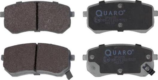 QUARO QP6655 - Тормозные колодки, дисковые, комплект parts5.com