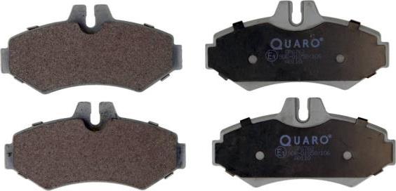 QUARO QP6762 - Тормозные колодки, дисковые, комплект parts5.com
