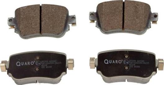 QUARO QP0399 - Тормозные колодки, дисковые, комплект parts5.com