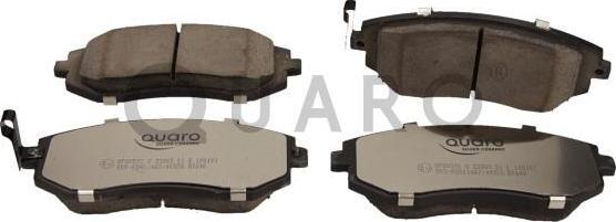 QUARO QP8054C - Brake Pad Set, disc brake parts5.com