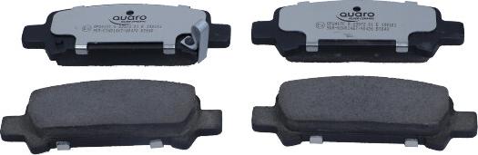 QUARO QP2417C - Brake Pad Set, disc brake parts5.com