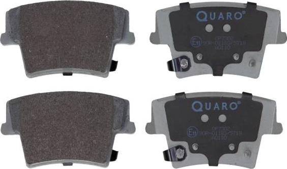 QUARO QP7302 - Тормозные колодки, дисковые, комплект parts5.com