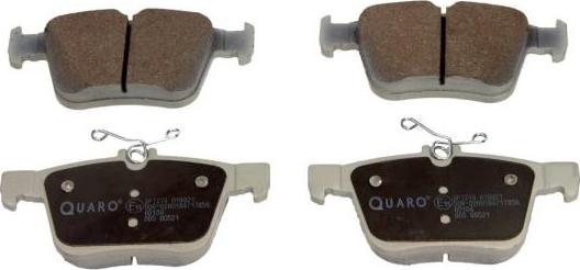 QUARO QP7274 - Тормозные колодки, дисковые, комплект parts5.com