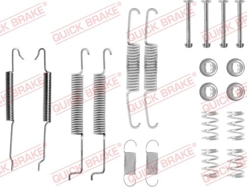 QUICK BRAKE 105-0680 - Комплектующие, барабанный тормозной механизм parts5.com