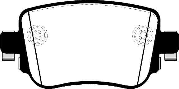 ROLLING COMPONENTS VSPD268 - Тормозные колодки, дисковые, комплект parts5.com