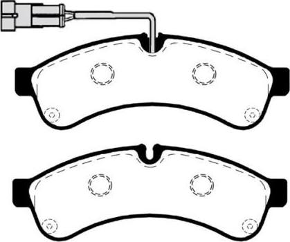 FOMAR Friction 929281 - Тормозные колодки, дисковые, комплект parts5.com