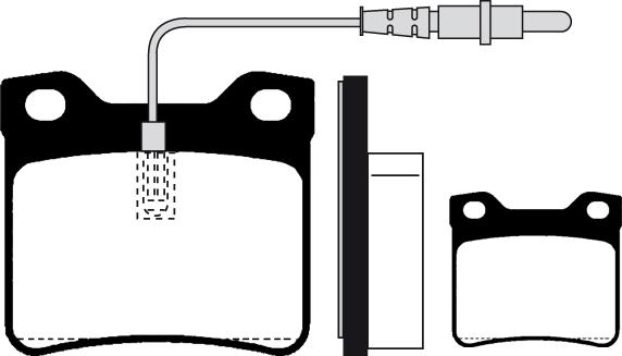 Mercedes-Benz N24204820 - Тормозные колодки, дисковые, комплект parts5.com