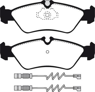 FORMA 634 - Тормозные колодки, дисковые, комплект parts5.com