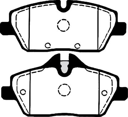 BRAYMANN BBP0316 - Тормозные колодки, дисковые, комплект parts5.com