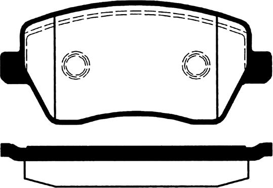 SAFETY TD1435 - Тормозные колодки, дисковые, комплект parts5.com