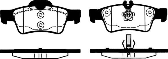 Mercedes-Benz 000 420 8904 - Тормозные колодки, дисковые, комплект parts5.com