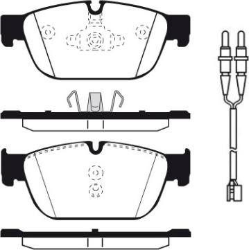 TRW GDB1889BTE - Тормозные колодки, дисковые, комплект parts5.com