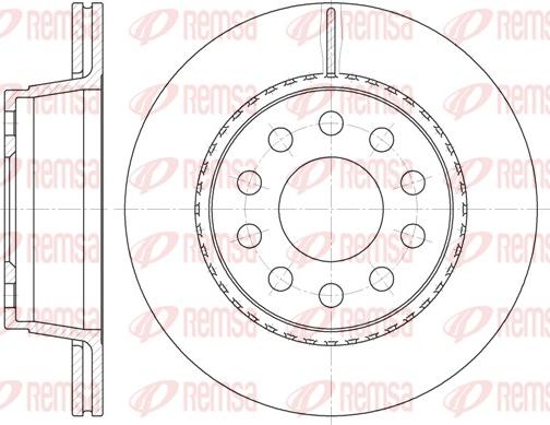 Remsa 6930.10 - Тормозной диск parts5.com