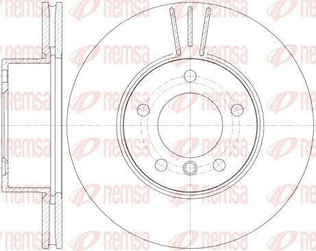 Remsa 6974.10 - Тормозной диск parts5.com