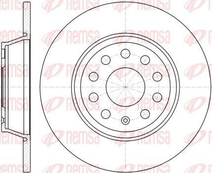 Remsa 6973.00 - Тормозной диск parts5.com