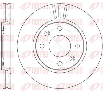 Remsa 6449.10 - Тормозной диск parts5.com