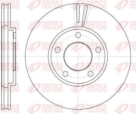 Remsa 6419.10 - Тормозной диск parts5.com