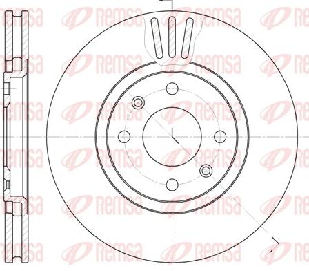 Remsa 6486.10 - Тормозной диск parts5.com