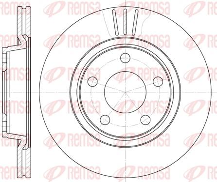 Remsa 6548.10 - Тормозной диск parts5.com