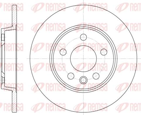 Remsa 6558.00 - Тормозной диск parts5.com