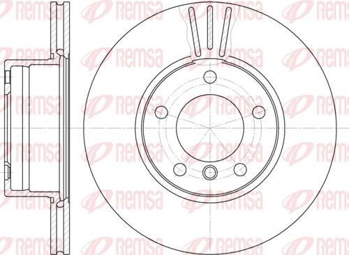 Remsa 6514.10 - Тормозной диск parts5.com