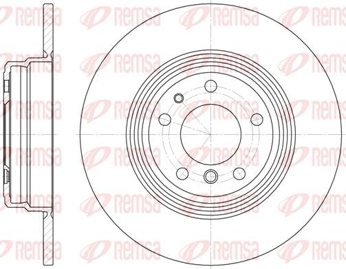 Remsa 6510.00 - Тормозной диск parts5.com