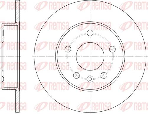 Remsa 6578.00 - Тормозной диск parts5.com