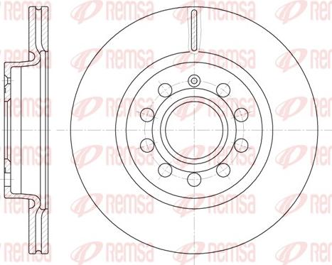 Remsa 6647.10 - Тормозной диск parts5.com