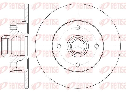 Remsa 6024.00 - Тормозной диск parts5.com