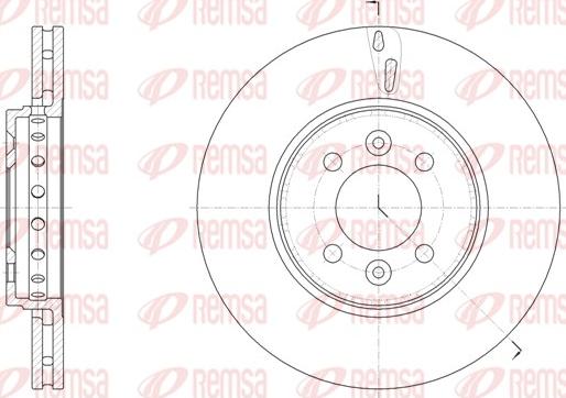 Remsa 61499.10 - Тормозной диск parts5.com