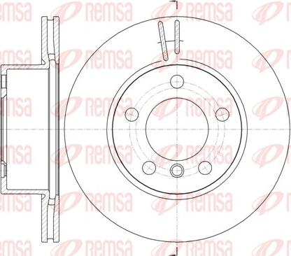 Remsa 61448.10 - Тормозной диск parts5.com