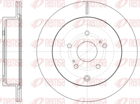 Remsa 61416.10 - Тормозной диск parts5.com