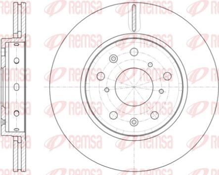 Remsa 61417.10 - Тормозной диск parts5.com