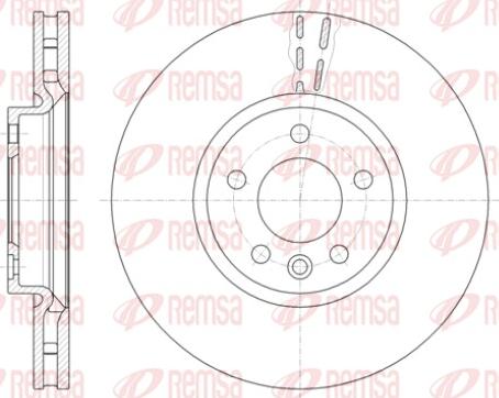 Remsa 61420.10 - Тормозной диск parts5.com