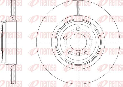 Remsa 61599.10 - Тормозной диск parts5.com