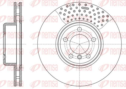 Remsa 61594.10 - Тормозной диск parts5.com