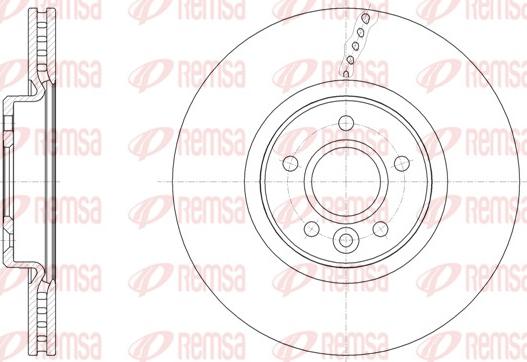 Remsa 61542.10 - Тормозной диск parts5.com