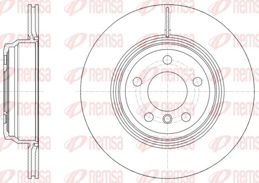 Remsa 61547.10 - Тормозной диск parts5.com