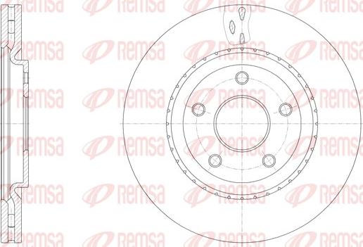 Remsa 61515.10 - Тормозной диск parts5.com