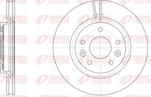 Blue Print ADN143176 - Тормозной диск parts5.com