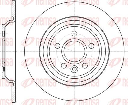 Remsa 61045.00 - Тормозной диск parts5.com