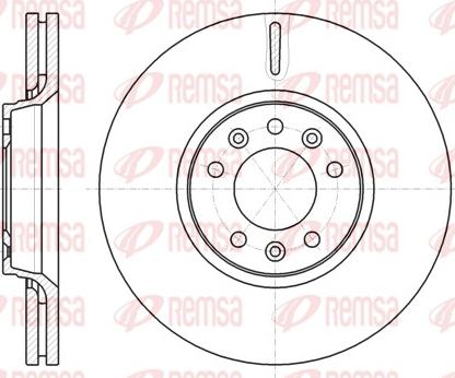 Remsa 61054.10 - Тормозной диск parts5.com