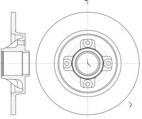 Remsa 61058.20 - Тормозной диск parts5.com