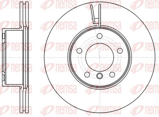 Remsa 61194.10 - Тормозной диск parts5.com