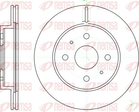 Remsa 61190.10 - Тормозной диск parts5.com