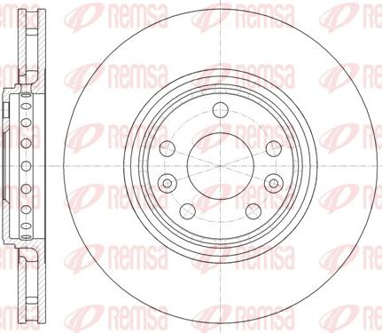 Remsa 61345.10 - Brake Disc parts5.com