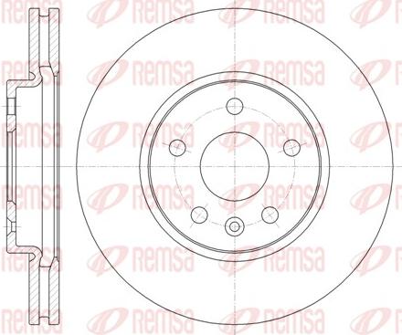 Remsa 61313.10 - Тормозной диск parts5.com