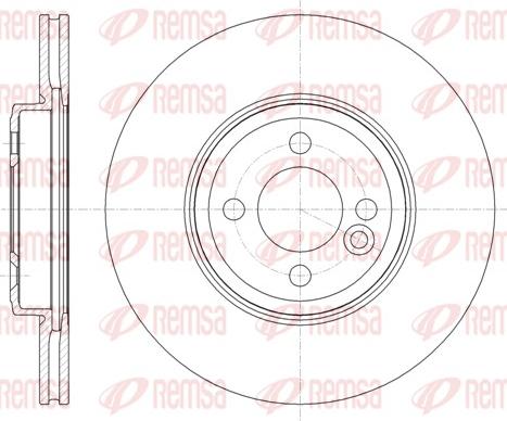 Remsa 61334.10 - Тормозной диск parts5.com