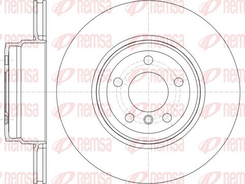 Remsa 61337.10 - Тормозной диск parts5.com